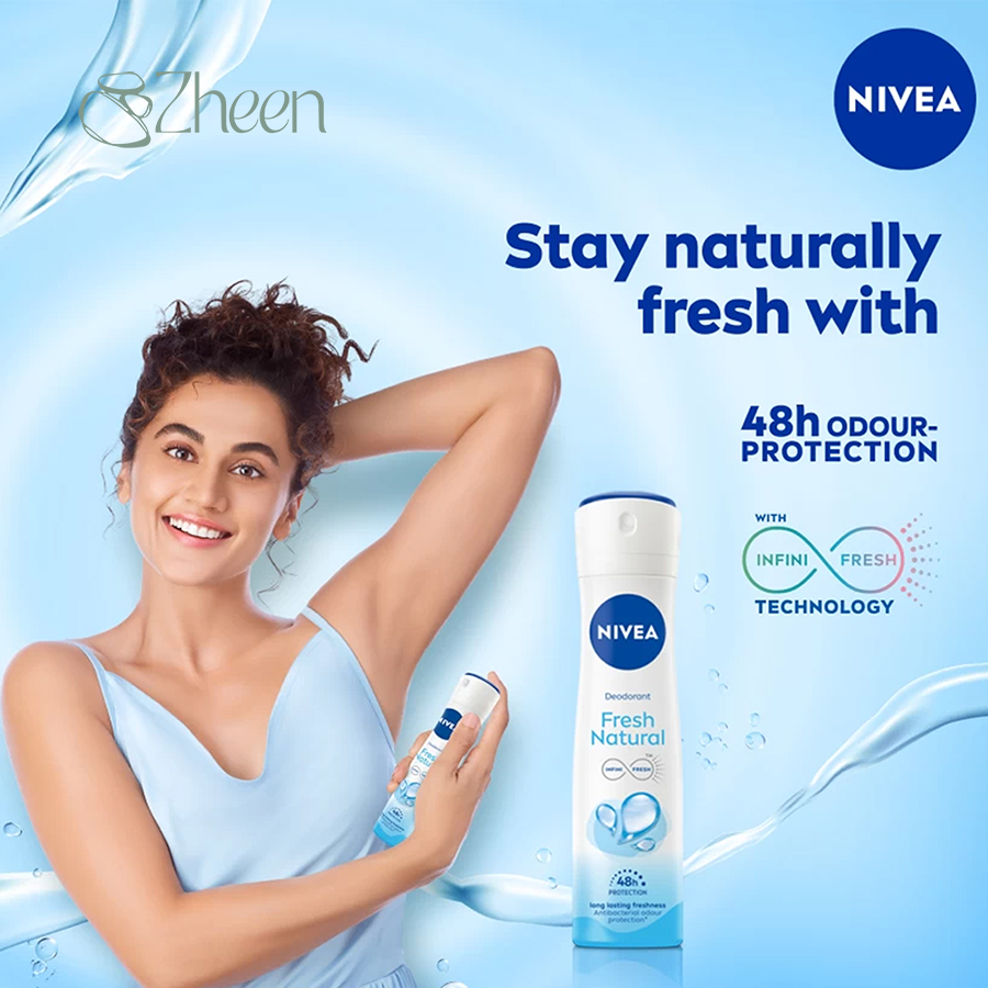 اسپری ضد تعریق زنانه Fresh Natural نیوا